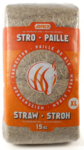 Strohballen in Folie 15kg Selbstabholung